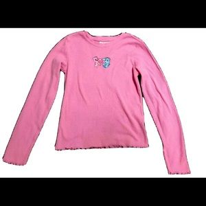 Juniors MED Pink Care Bears Long Sleeved Shirt